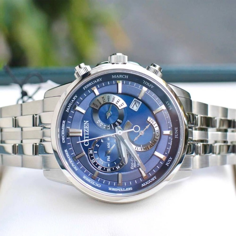 Citizen BL8140 80L Eco Drive Perpetual Calendar Sapphire Glass