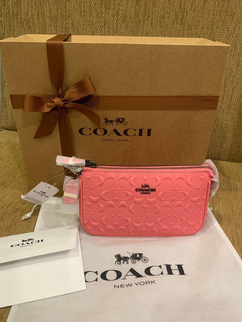 Coach wristlet leather new arrivals