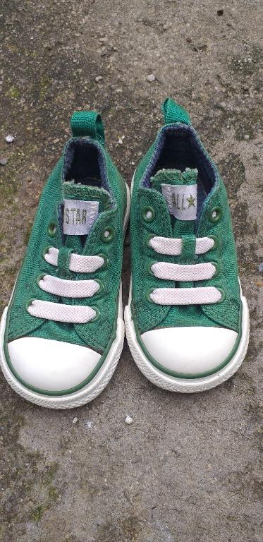Converse green shoes kids