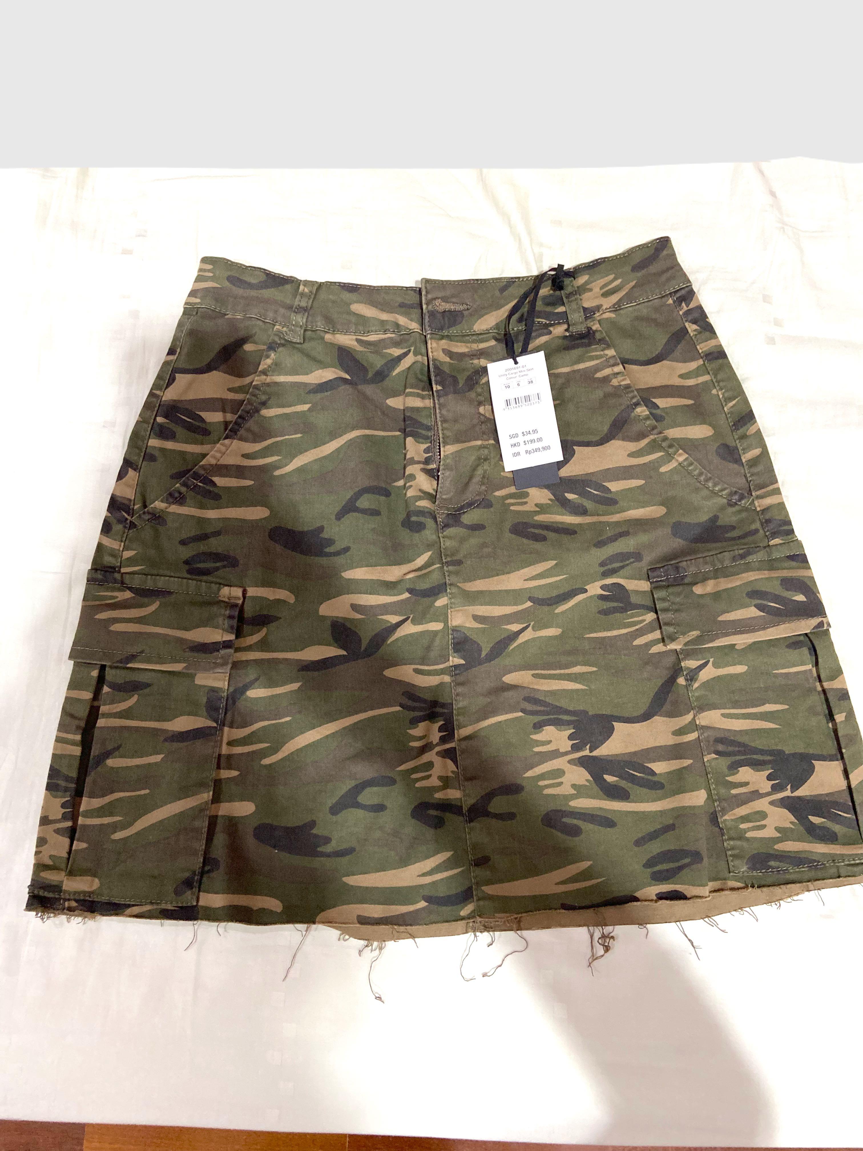 Cotton camo skirt deals
