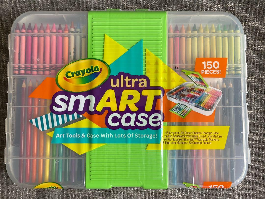 CRAYOLA Smart Case Next Generation150Piece Art Set for Kids Gift