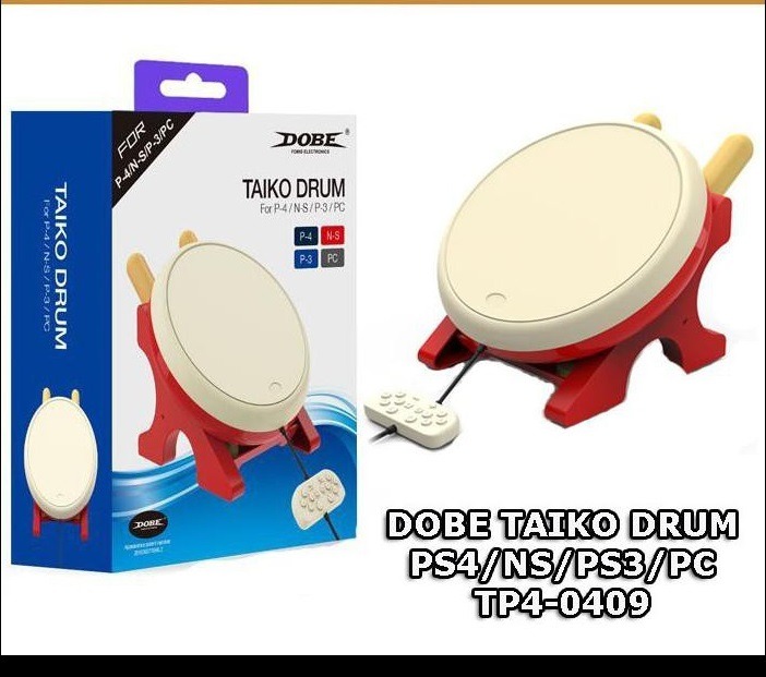 DOBE Taiko Drum 4 In 1 Video Gaming Gaming Accessories
