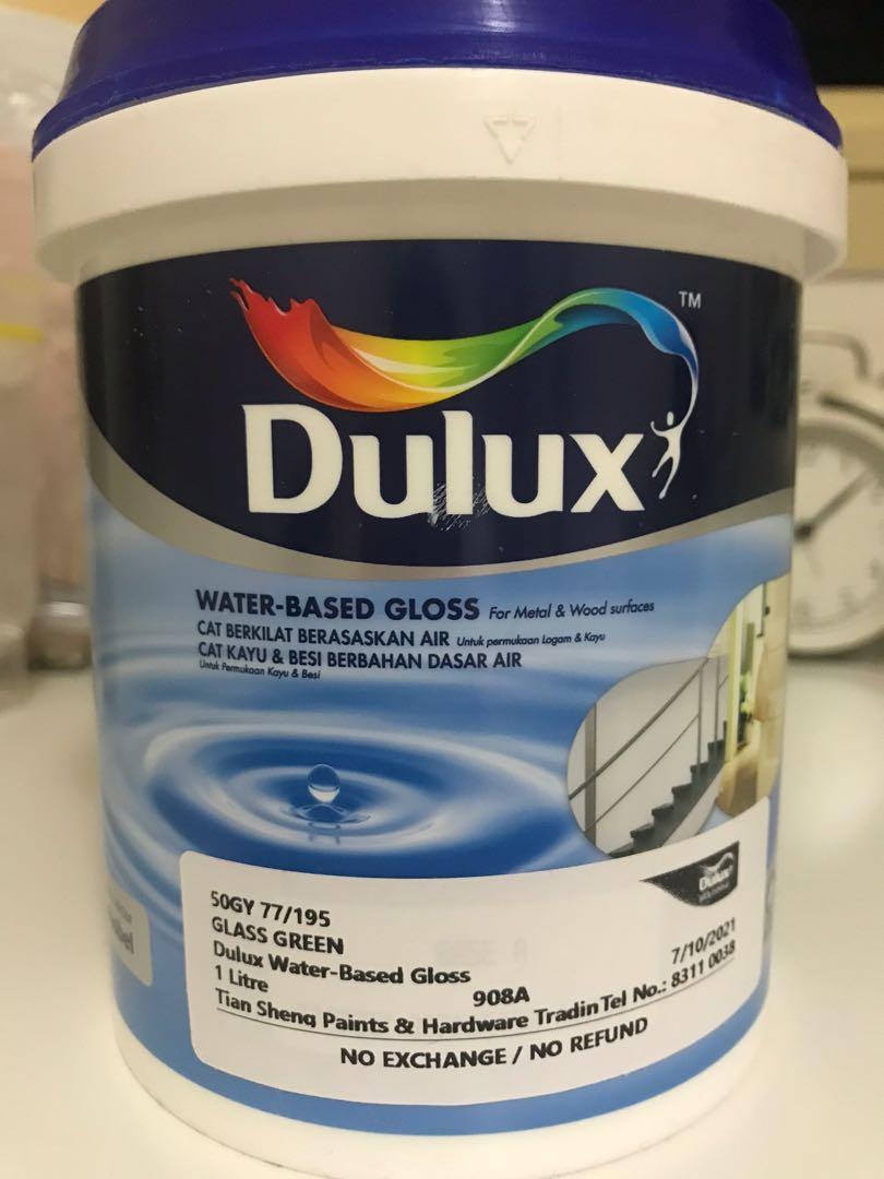 Dulux Water Based Gloss Paint, Furniture & Home Living, Home