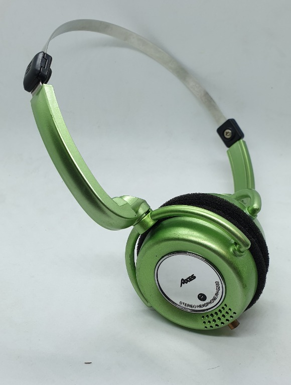 Axes AHG200 Foldable MMCX Onear Semi Open Back HiFi Audio Headphone