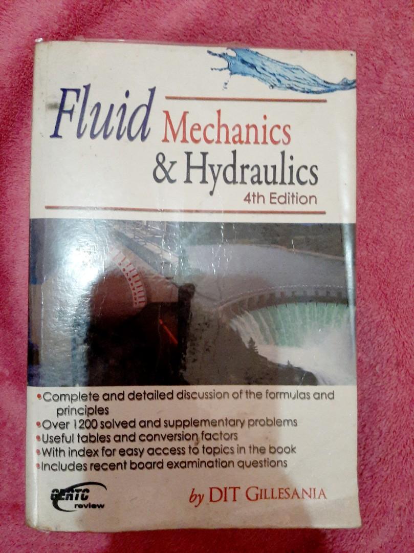 Fluid Mechanics and Hydraulics by Gillesania, Hobbies & Toys, Books