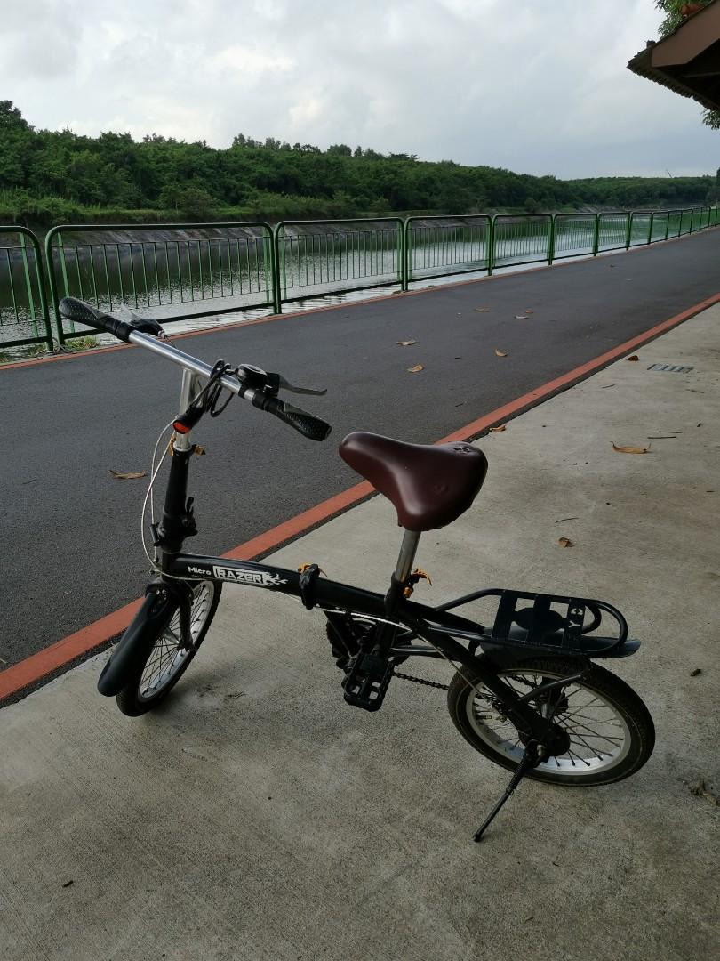 Foldable bike bicycle 16 inch wheels Micro Razer Sports Equipment Bicycles Parts Bicycles on Carousell