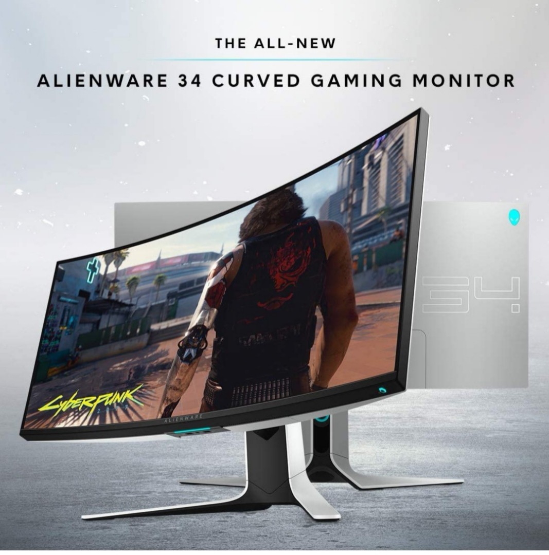 Gaming curve Monitor 34" Alienware, Computers & Tech, Parts ...