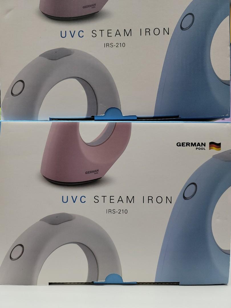 German Pool 德國寶IRS-210 UV 蒸氣熨斗行貨, 家庭電器, 熨斗及掛熨機- Carousell