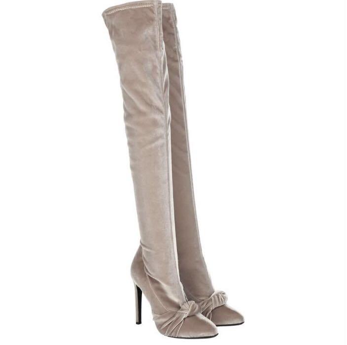Giuseppe zanotti neoprene thigh boots top