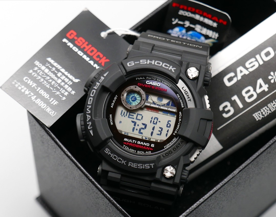 G-SHOCK FROGMAN GWF-1000-1 J, 名牌, 手錶- Carousell