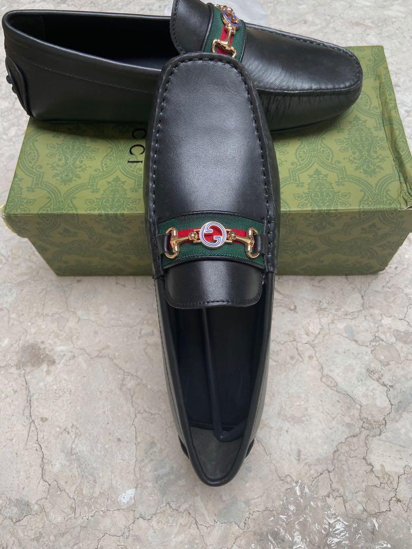 Gucci men's shoes mocassim loafers preorder, Men's Fashion, Footwear, Shoes on Carousell