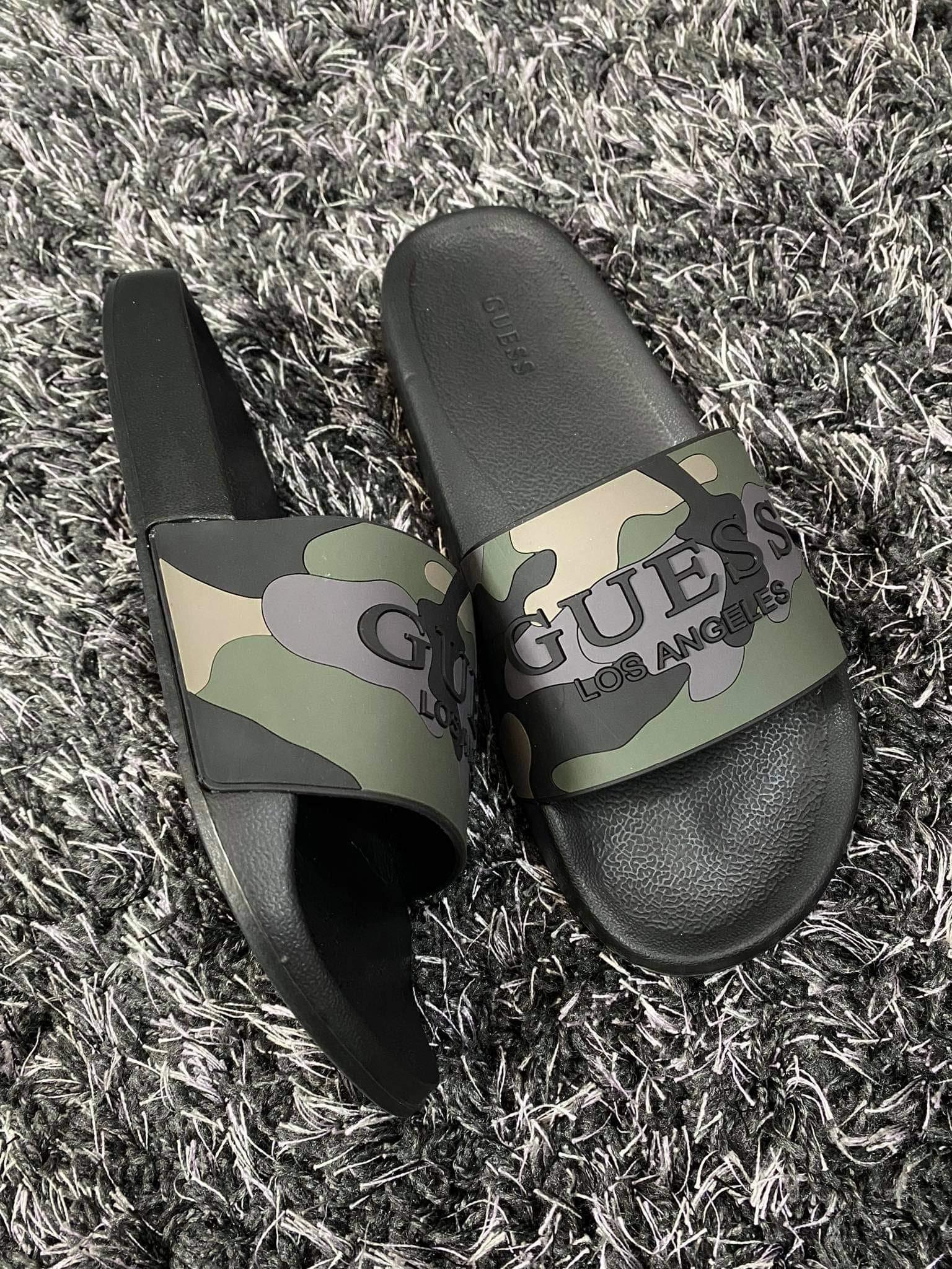 Guess hot sale camo slides