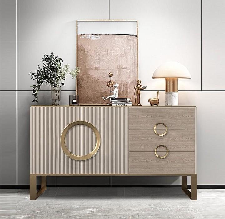 Cream and gold sideboard clearance