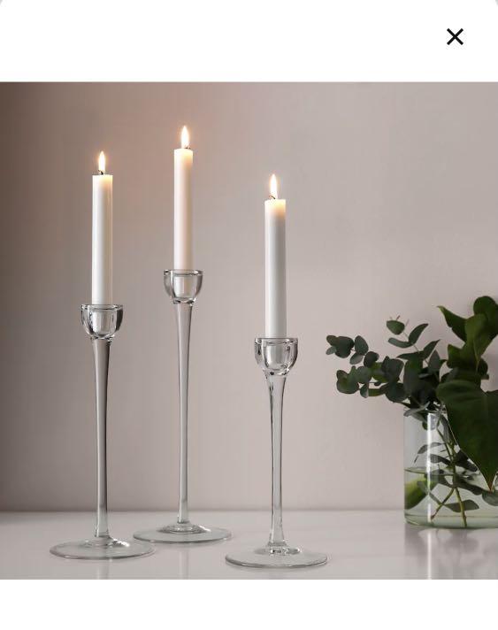 Ikea Jubla candle white, Furniture & Home Living, Home Decor, Other