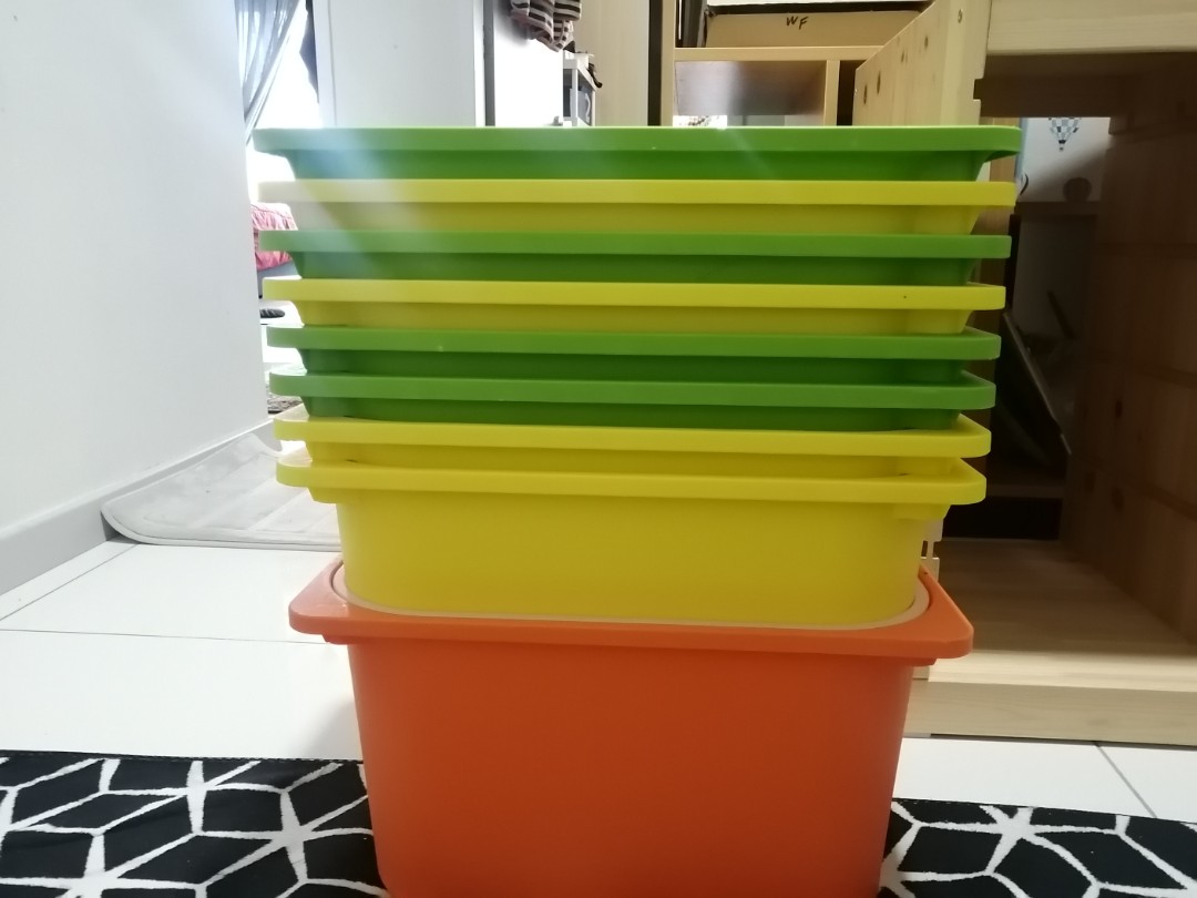 Ikea storage box, Furniture & Home Living, Furniture, Shelves,