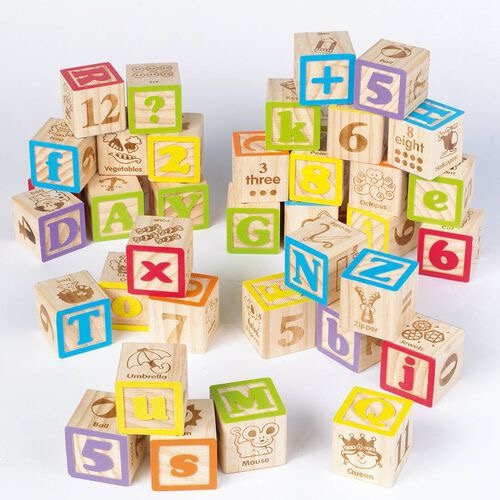 Imaginarium 40 Pcs Alphabet Blocks Hobbies Toys Toys Games