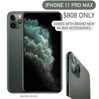 Iphone 11 Pro Max Midnight Green 64gb Mobile Phones Gadgets Mobile Phones Iphone Iphone 11 Series On Carousell
