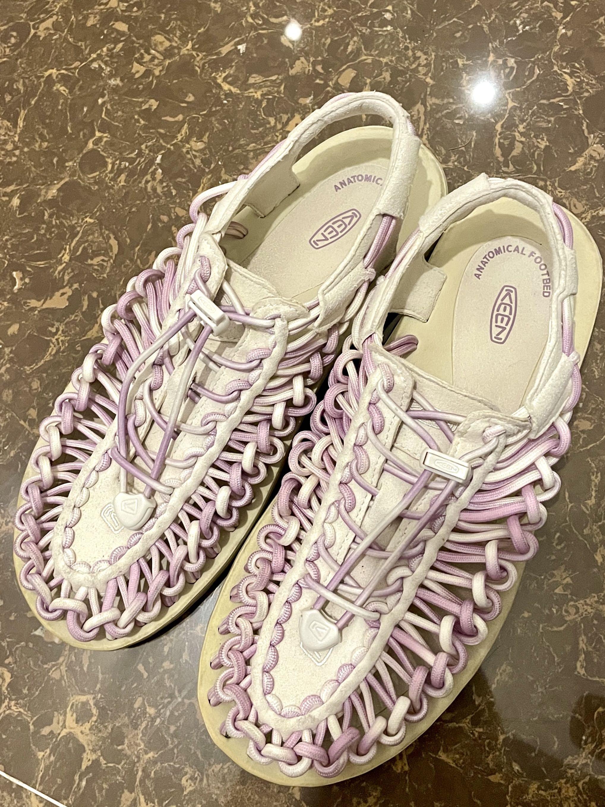 KEEN Uneek dawn pink 淺粉紫色size40, 女裝, 鞋, 涼鞋- Carousell