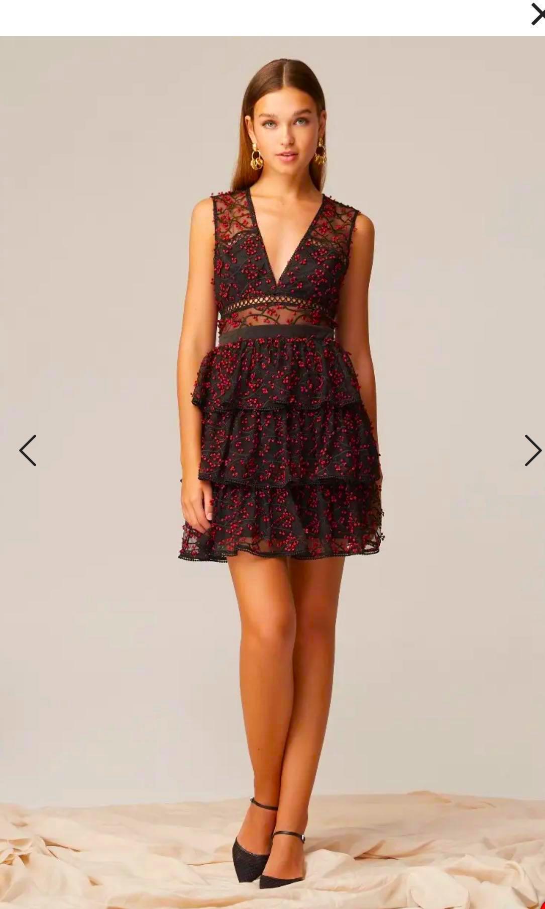 keepsake waves mini dress