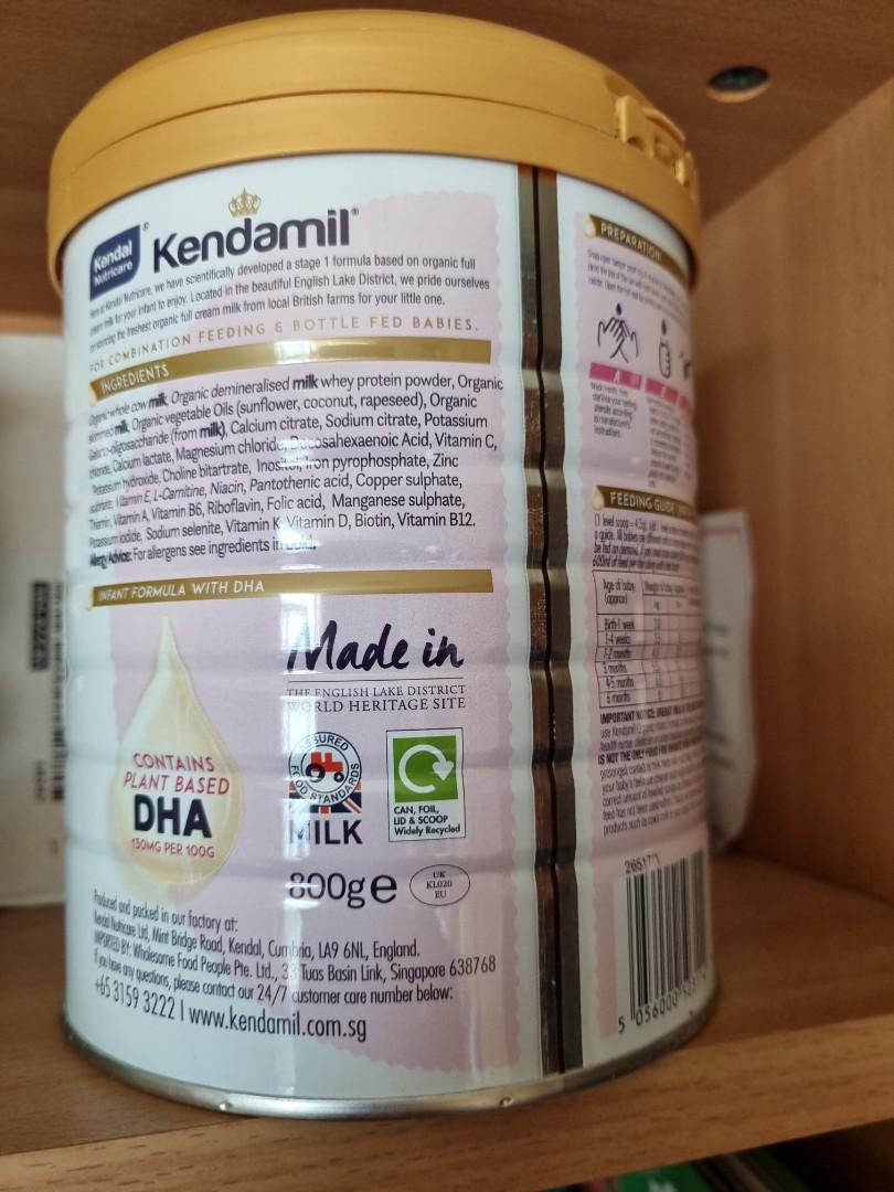 Kendamil Organic Infant Formula Stage 1 (012 months), Babies & Kids