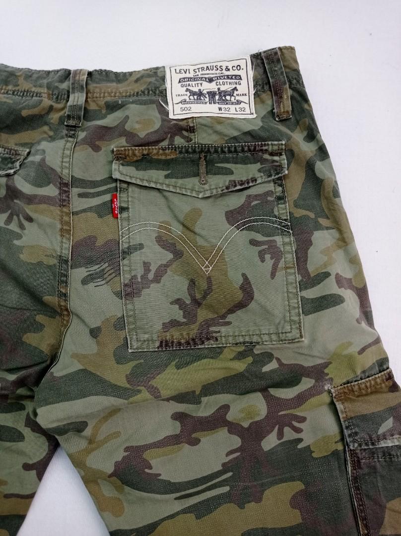 Camouflage levi cargo pants store