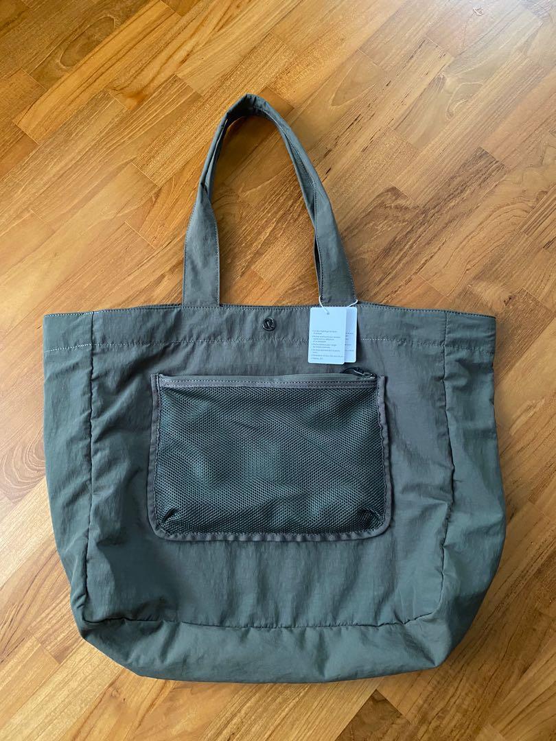 Lululemon Pack the Pocket Tote in Army Green Women s Fashion Bags Wallets Tote Bags on Carousell