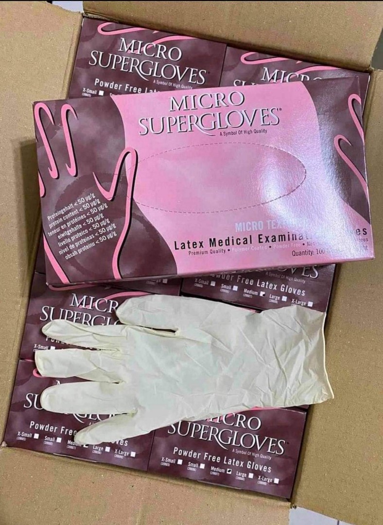 micro super gloves latex