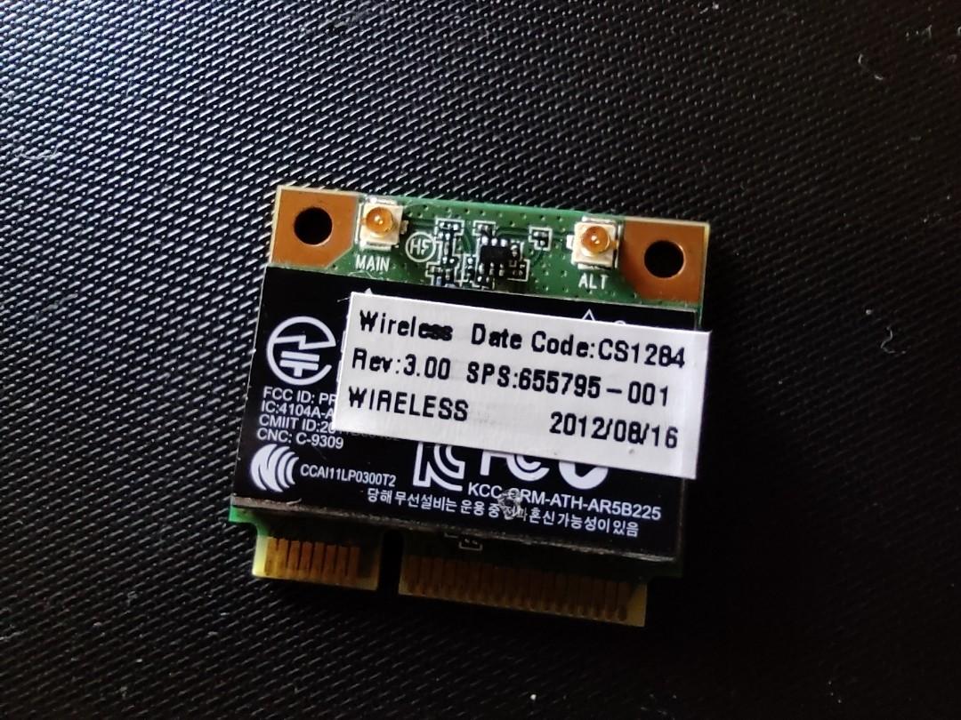 Mini pcie wifi card with Bluetooth 4.0 Atheros AR5B225, Computers