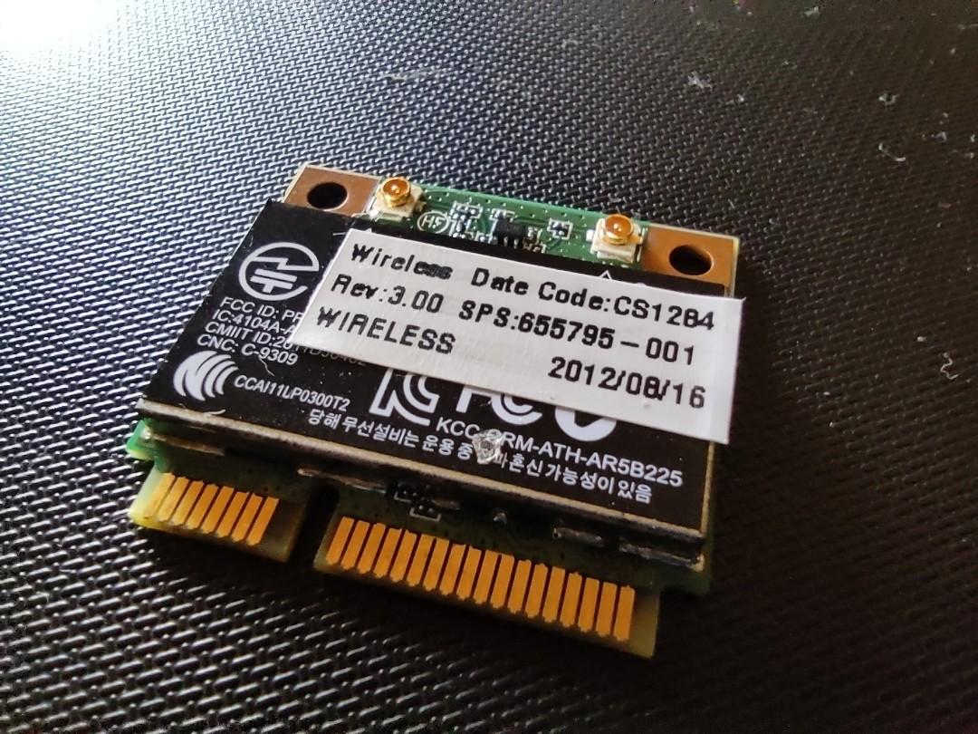 Mini pcie wifi card with Bluetooth 4.0 Atheros AR5B225, Computers