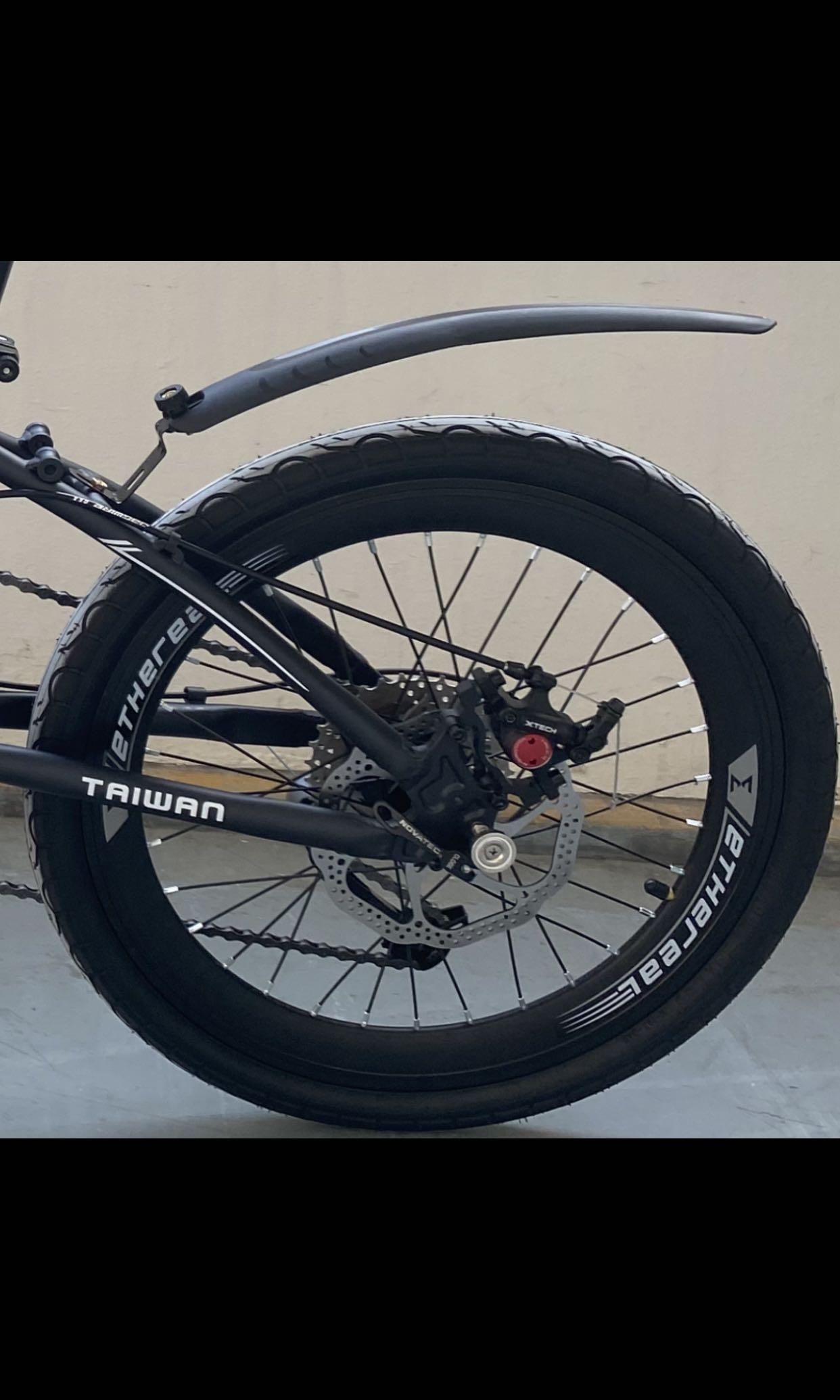 Foldable bike store mudguard