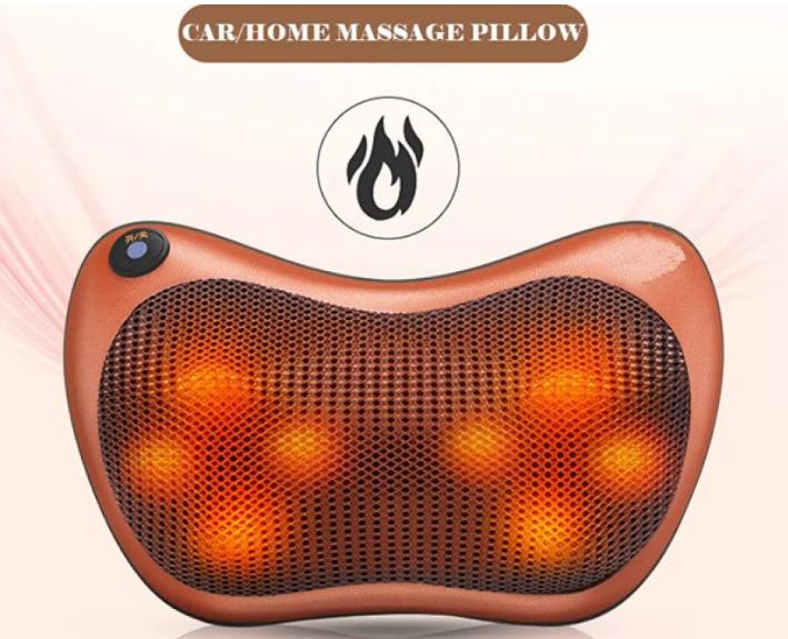 Multifunctional Massage Pillow Head Neck Massager Car Home Cervical Shiatsu Massage Neck Back Waist Body Electric Cushion