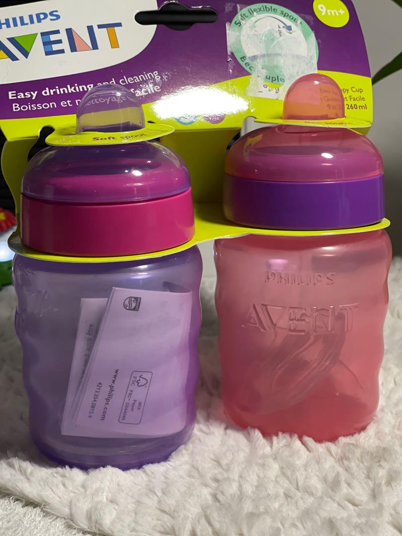 New arrivals‼️ AVENT sippy cups (Category: Breastfeeding & Bottle Feeding) located in Marikina City. Submitted by girlbalikbayan (Listing ID 1118172969, Image 3). Description: PHILIPS AVENT This Philips AVENT spout sippy cups are great for both toddlers and parents. The soft silicone spout makes sipping easy and fewer parts ensures easy cleaning of the cup. •One piece silicone spout for easy assembly •Rippled container shape for steady grip of th