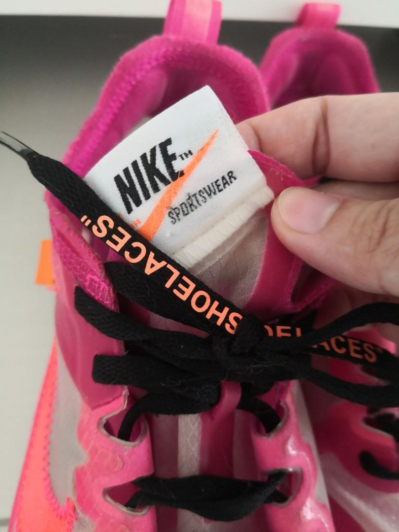 Off white outlet zoom fly laces
