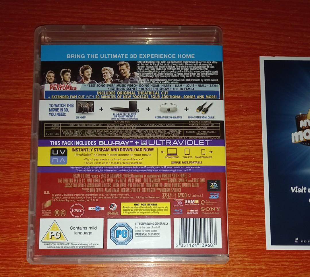 One direction (Category: CDs & DVDs) located in Quezon City. Submitted by collectiblespopupshop (Listing ID 1118083971, Image 2). Description: one direction blu ray original two cd imported collectors items made in uk rare and hard to find.