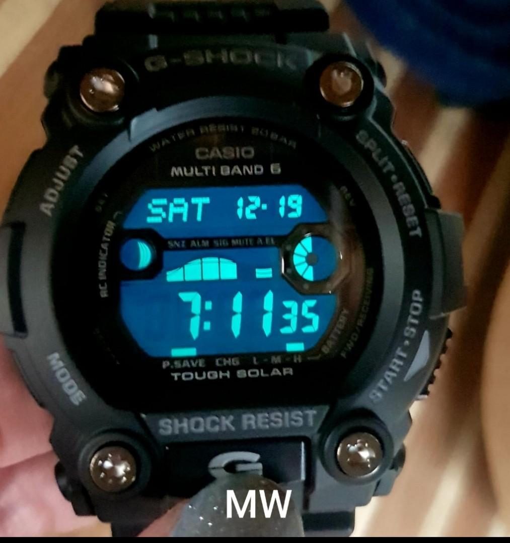 Original mat moto full black g shock gw7900 gw 7900 gw 7900b solar