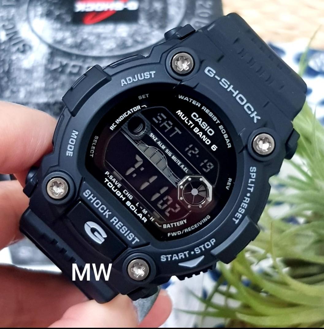 Original mat moto full black g shock gw7900 gw 7900 gw 7900b solar power resin men s watch brand new
