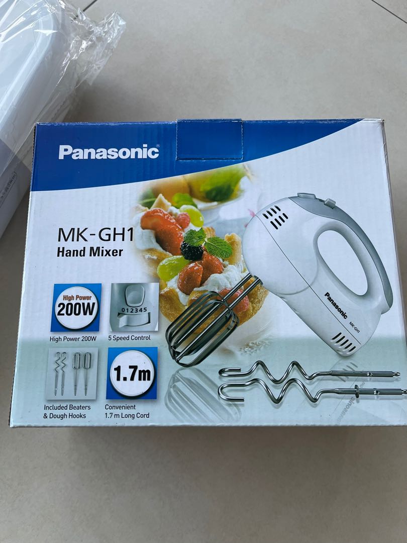 Panasonic Hand Mixer with free Japanese style egg storage box, TV