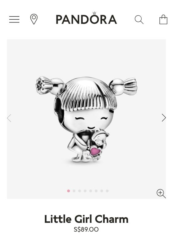 Little girl cheap pandora charm