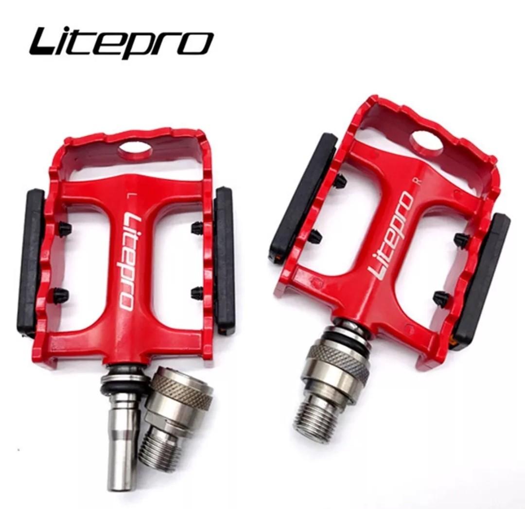 **Pedal Litepro 3 Sealed Bearing Pedal Alloy Quick Release 412 Steel