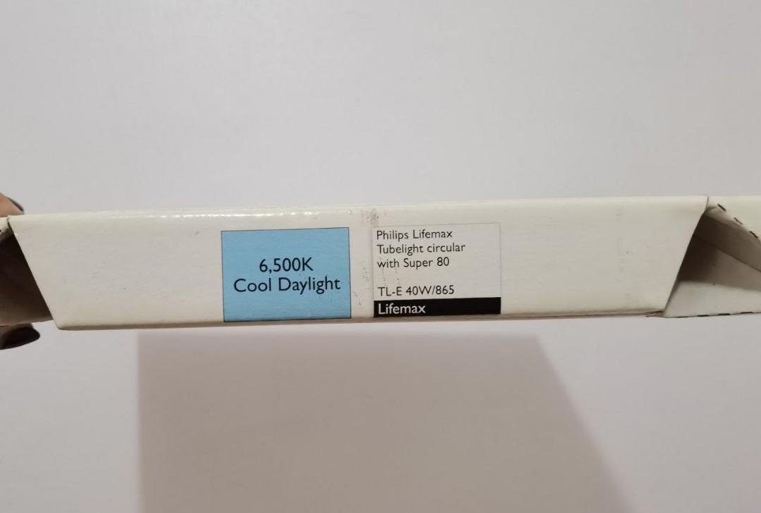 Ampoule Néon Circulaire Philips TL-E 32W/33-640 - 2050 Lumens, Classe B, 230V - Occasion Jamais Utilisée