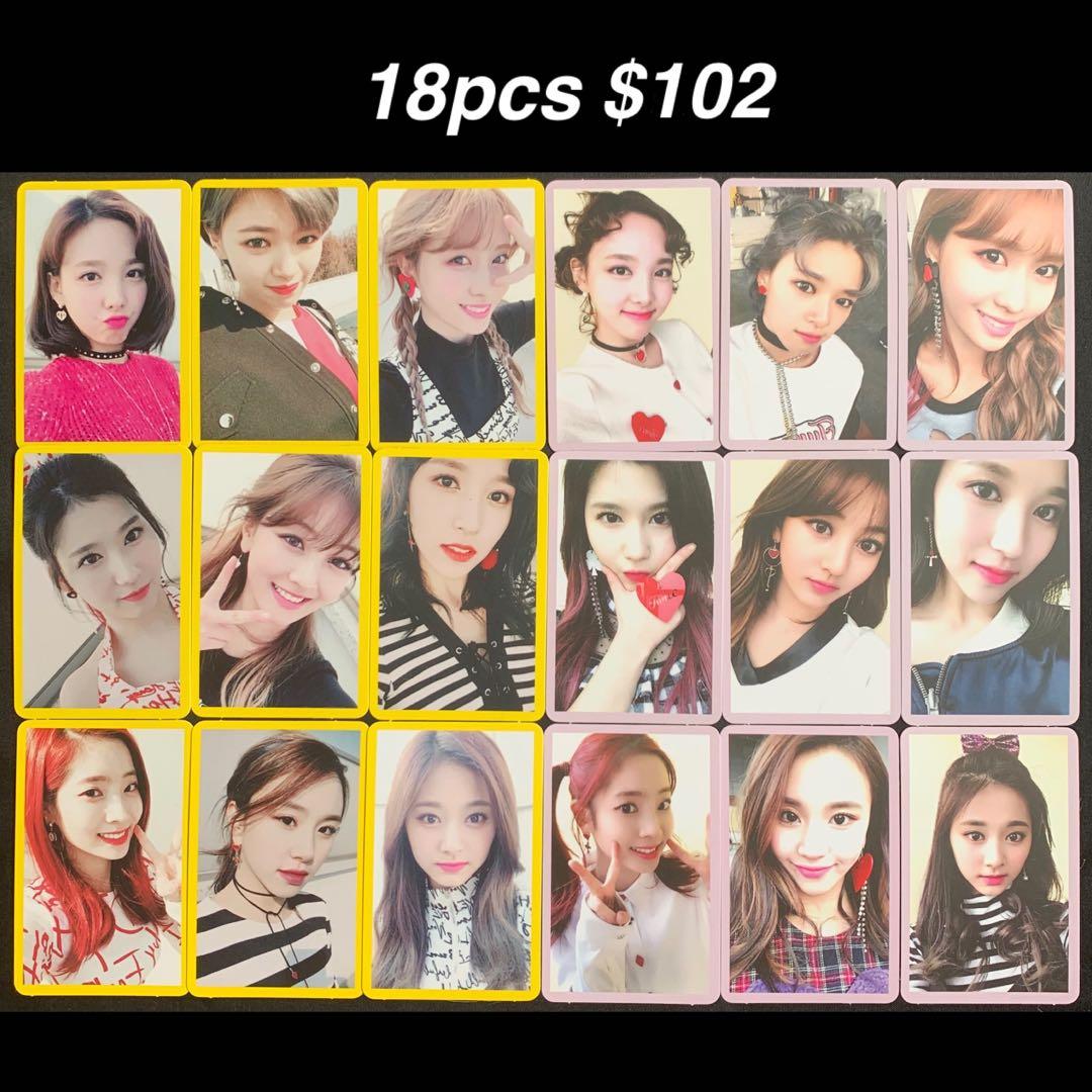TWICE 4枚 タイ盤 ミナ トレカ TT ノックノック signal