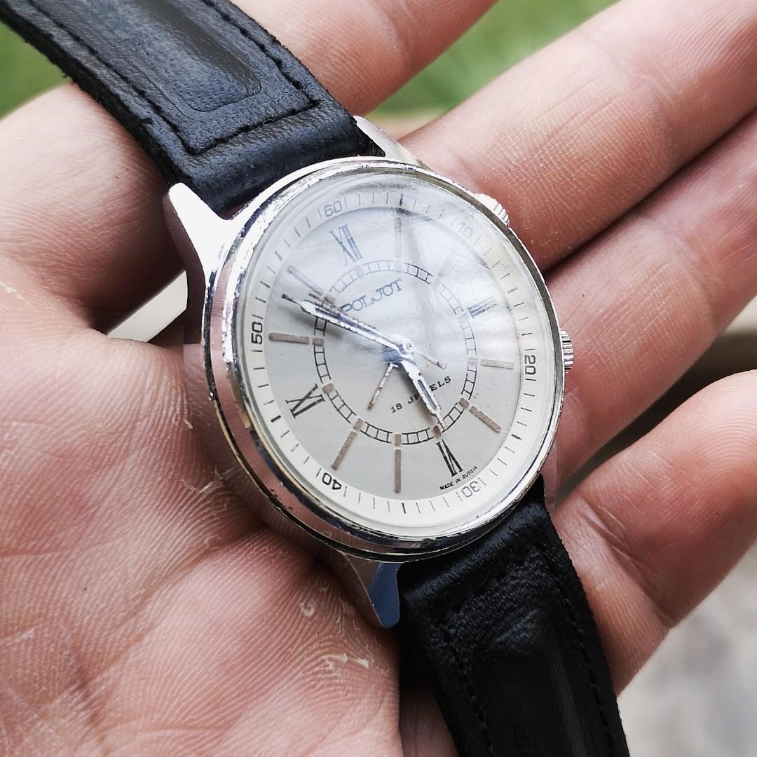 Vintage Poljot Alarm Signal 18 Jewels Vintage Watch Men s