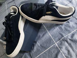 Puma 金標 白底黑鞋