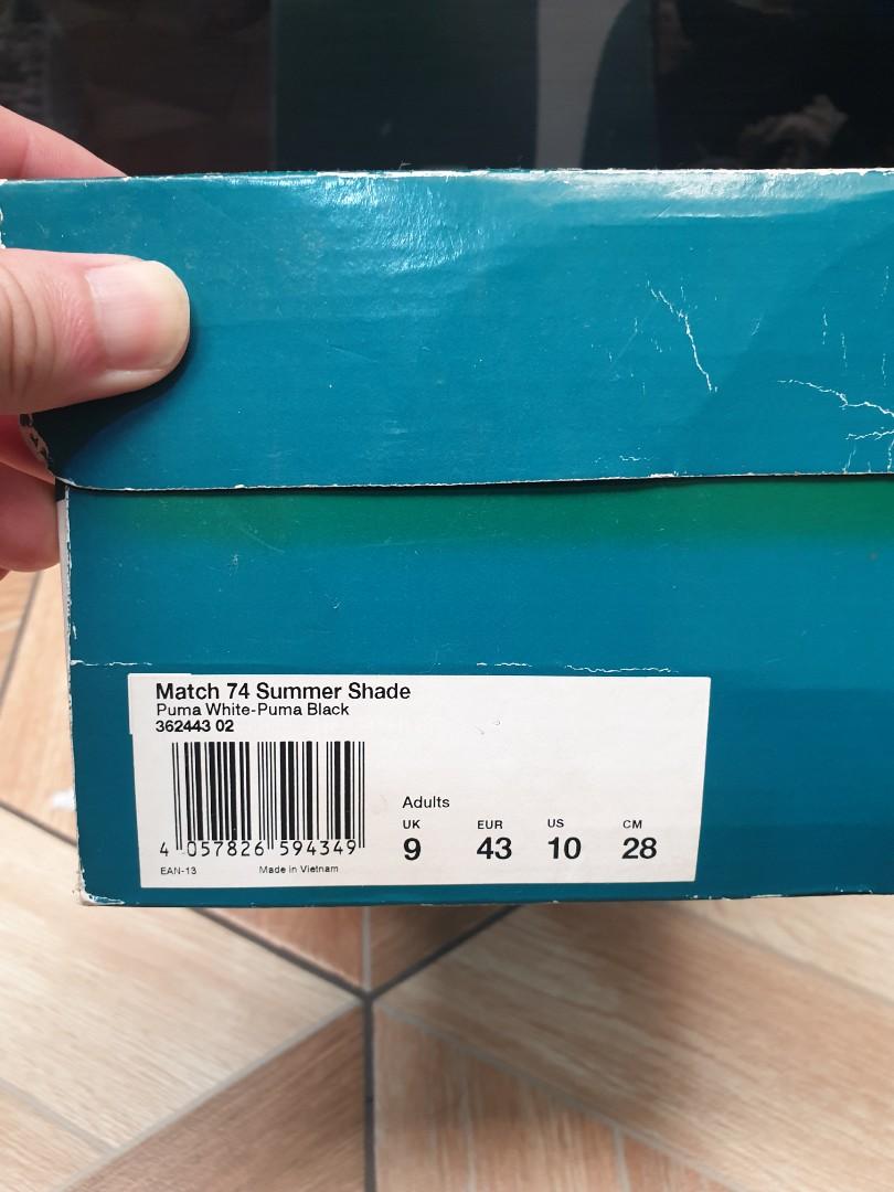 PUMA Match 74 Summer Shade size 43 Sepatu Sneakers