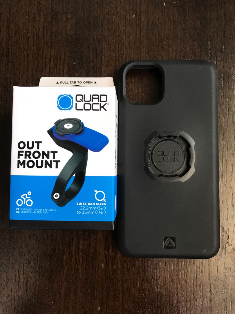 Quad Lock Bike Kit for iPhone 11 Max Pro, Mobile Phones & Gadgets