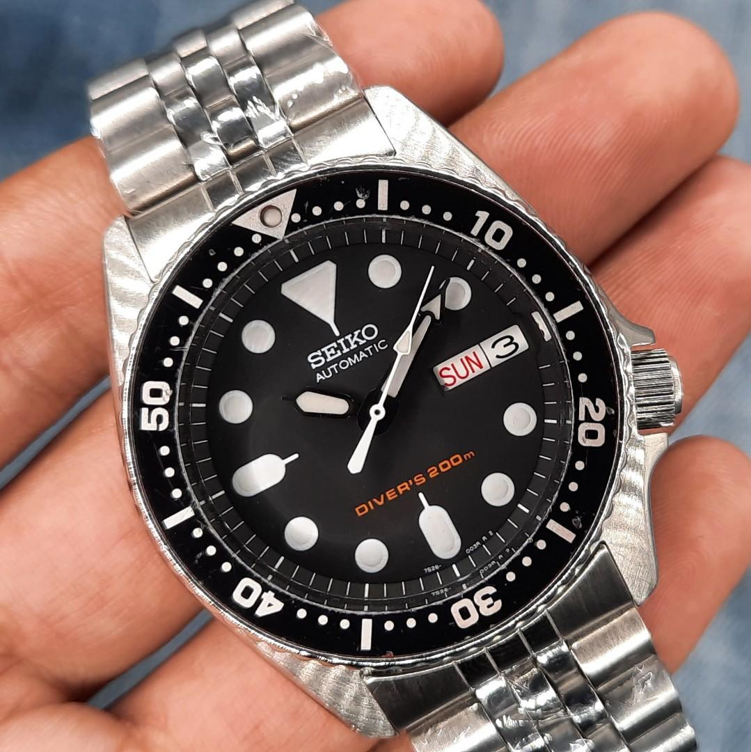 【レア】SEIKO セイコー ブラックボーイSKX013 7S26-0030自動巻き腕時計