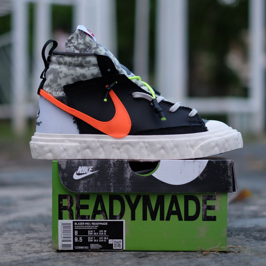 Ready made x nike blazer mid, Fesyen Pria, Sepatu , Sneakers di