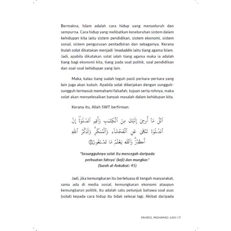 Rehatkan Hati Dengan Solat By Pahrol Mohd Juoi Hobbies Toys Books Magazines Religion Books On Carousell