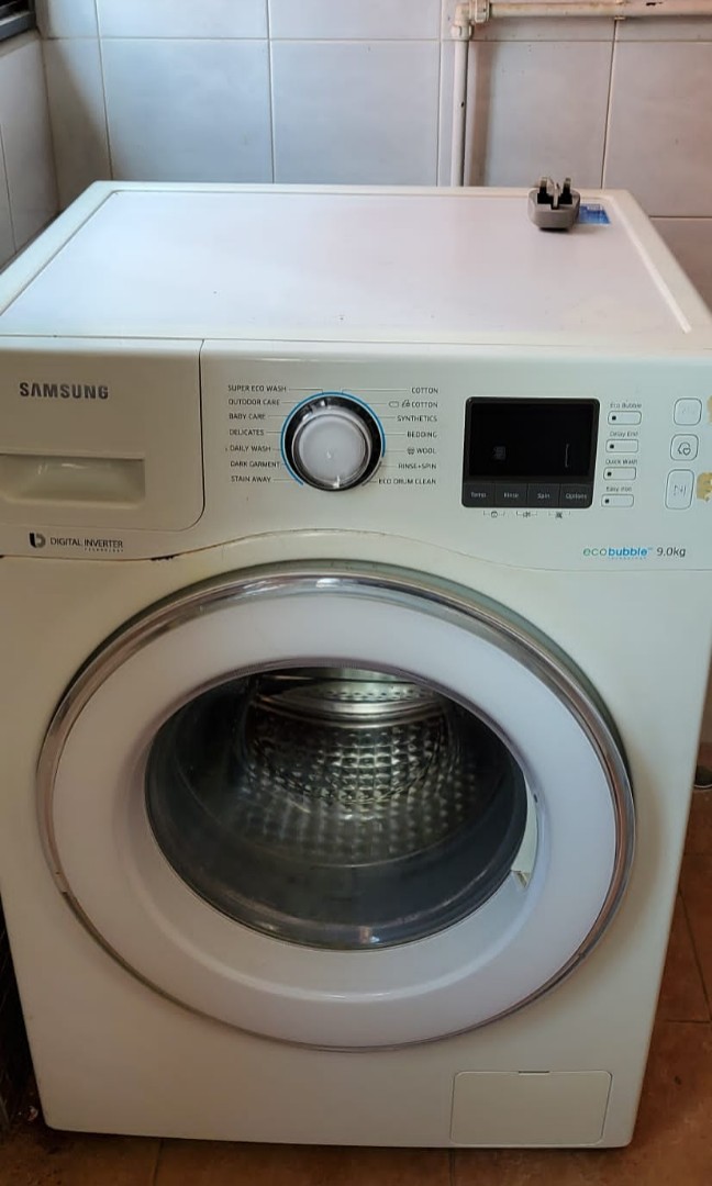 Samsung front loader washing machine, TV & Home Appliances, Washing