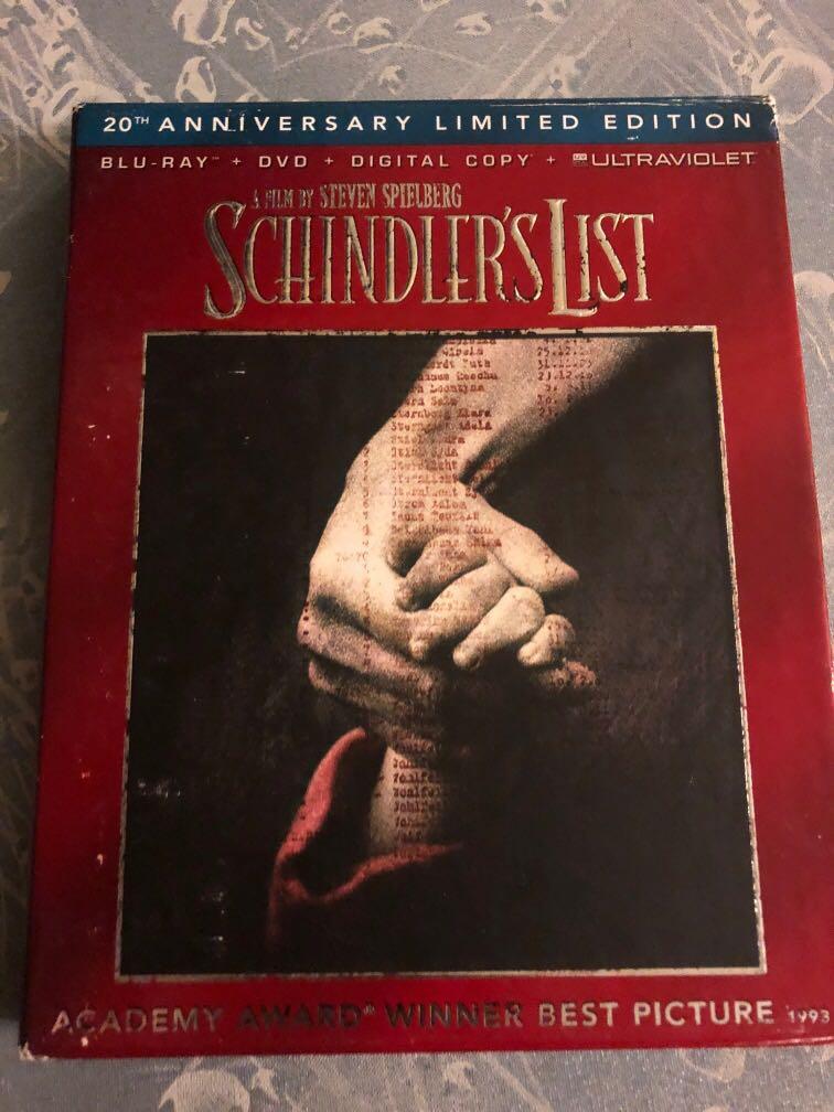 Schindler’s list - limited edition Bluray, Hobbies & Toys, Music ...